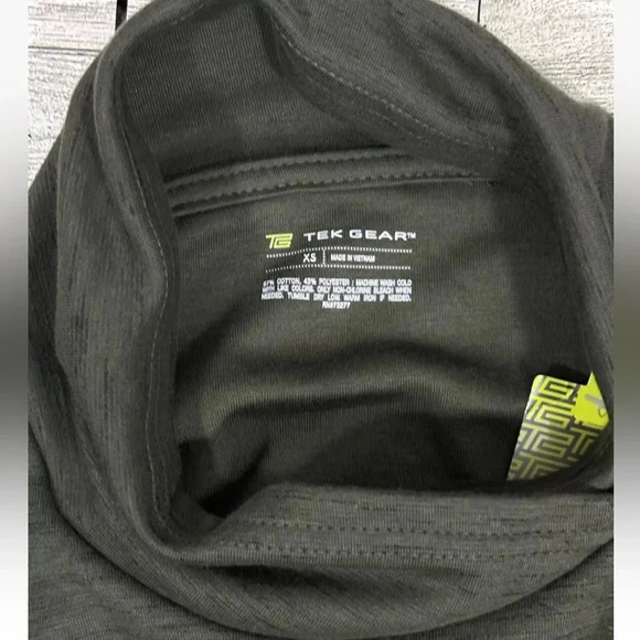 Tek Gear Women's Olive Green Cowl Neck Long Sleeve Sweater Pullover sz XS - Picture 6 of 7